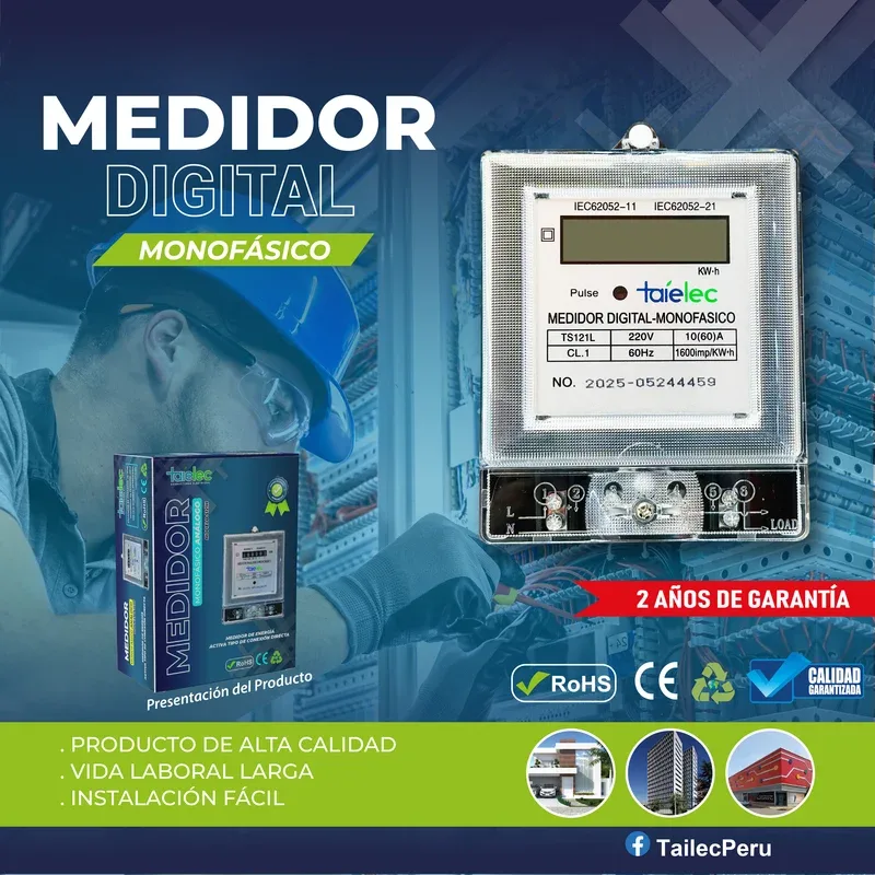 MEDIDOR DIGITAL MONOFASICO - TAILEC