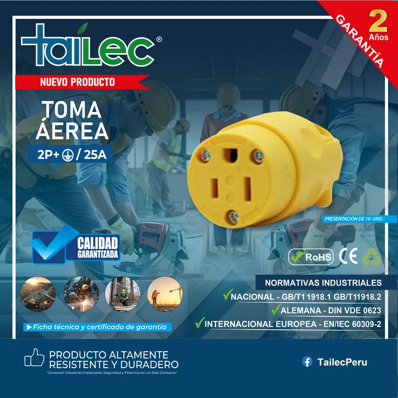 TOMA AEREO AMARILLO 25A - TAILEC